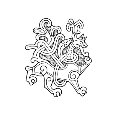 Celtic symbol sticker No. 113