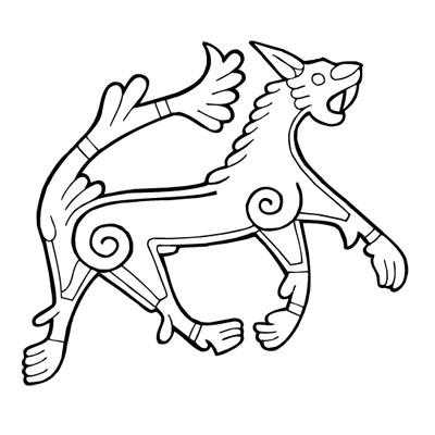 Celtic symbol sticker No. 116