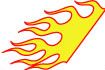 Flames for Car Graphics