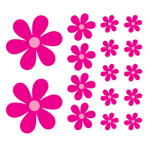 Funky Flower Kit 1 - Car Graphics