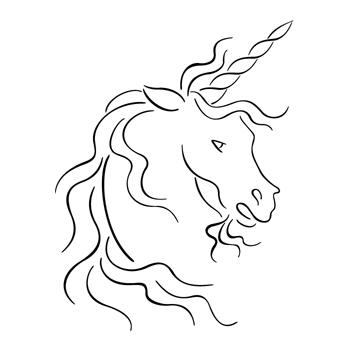 Mythical Unicorn Sticker c Mythical Unicorn Sticker c