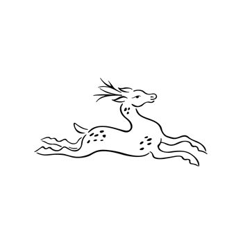 Mythical Deer Sticker