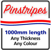 Pinstripe - 1000mm (1metre) length, Any Colour, Any Thickness