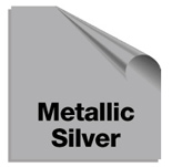 Metallic Silver - Self Adhesive Vinyl Sheet