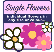 Daisy Stickers Hibiscus Stickers