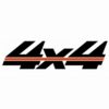 4x4 car sticker 2