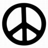 CND Peace car sticker