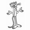 Pink Panther car sticker