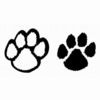Paw prints