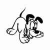 Puppy car sticker