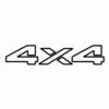 4x4 car sticker